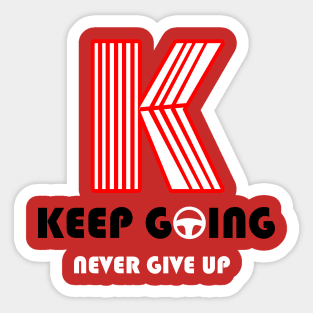 Keep Going Sticker